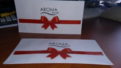 Друк на конвертах для "AROMA"