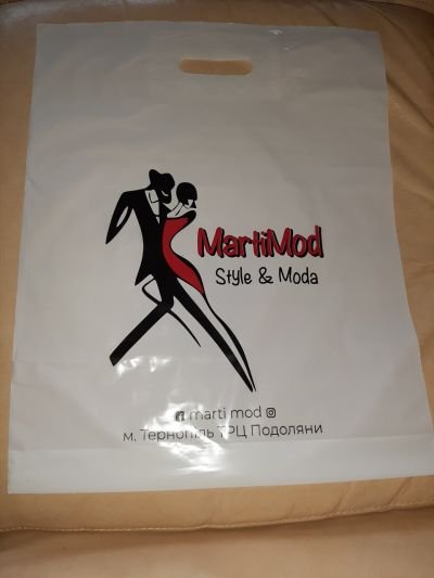 Реклама на пакетах для "MartiMod" 